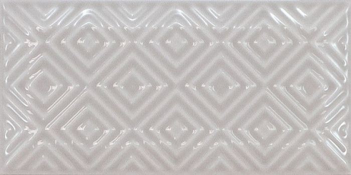 Плитка декор 15x7.5 Metro Paradise Light Grey АКЦИЯ 21276 Equipe