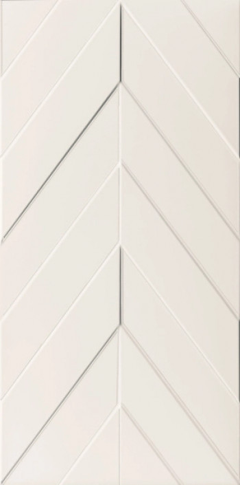 Плитка 120x60 8.5мм 4D Chevron White Matt Rett матовая Marca Corona