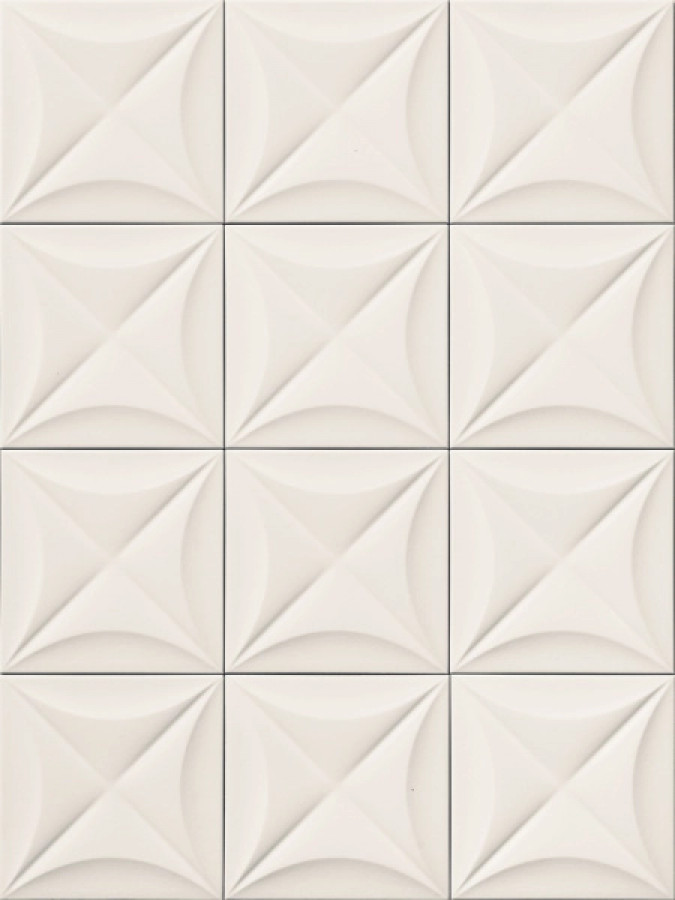 Керамогранит 120x60 9мм 4D Flower White матовая Marca Corona