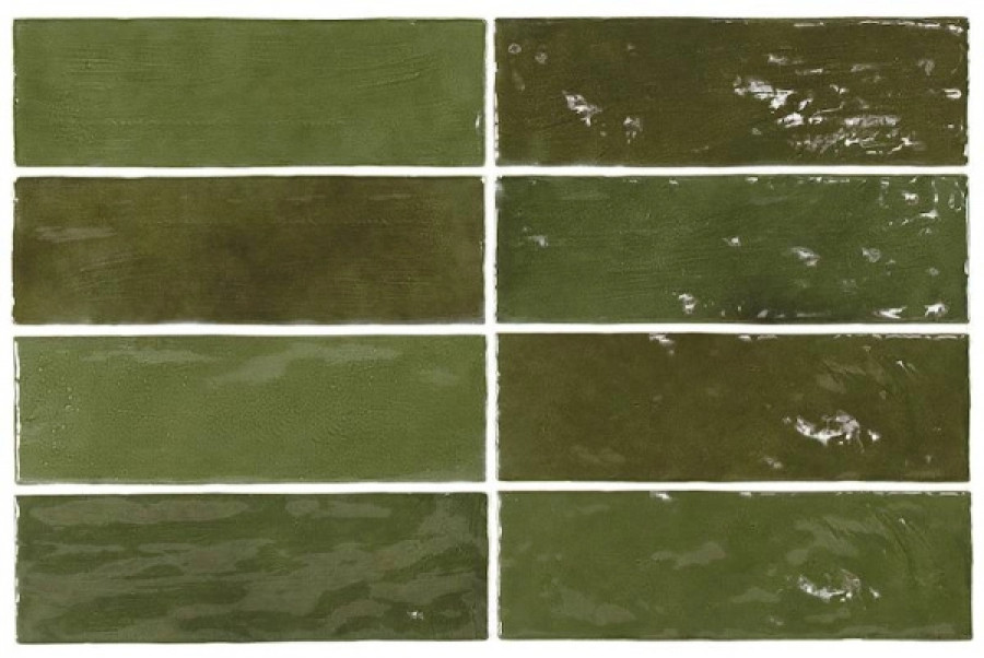 Плитка 120x60 8мм 25847 La Riviera Botanical Green глянцевая Equipe Ceramicas