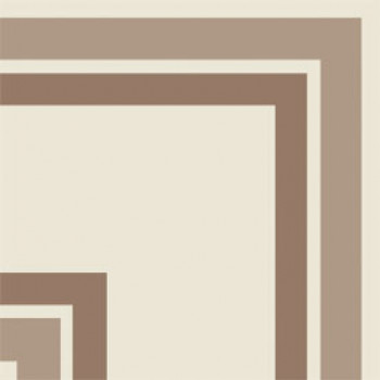 Плитка декор 20x20 Vintage Pattern 9: Bordura Angolo Bicolore (Bianco decoro Tortora VN9BA20X20-2-557-000 Etruria Design
