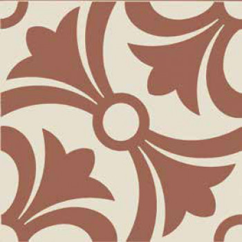 Плитка декор 20x20 Vintage Pattern 13: Quadrato Monocolore (Bianco decoro Mattone) VN13Q20X20-1-534-000 Etruria Design