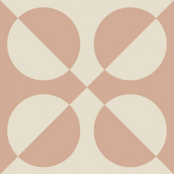 Плитка декор 20x20 Vintage Pattern 17: Quadrato Monocolore (Bianco decoro Rosa) VN17Q20X20-1-549-000 Etruria Design