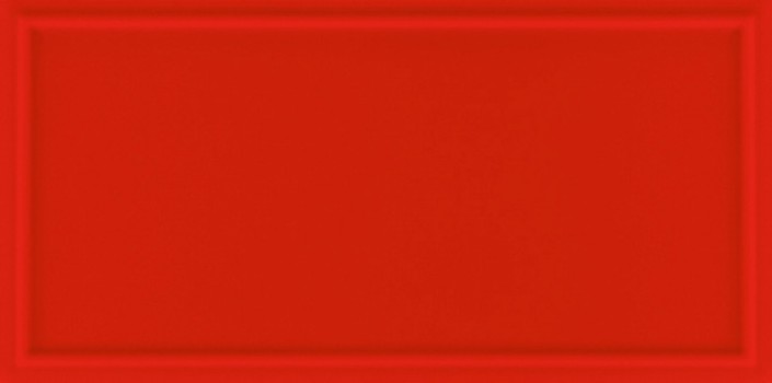 Плитка настенная 25x12.5 Art Deco Vector Frame A Red ADVFA12.4X25-042-000 Etruria Design