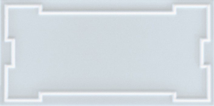 Плитка настенная 25x12.5 Art Deco Vector Frame C Light Blue ADVFC12.4x25-081-000 Etruria Design