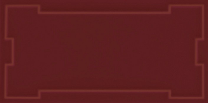 Плитка настенная 25x12.5 Art Deco Vector Frame C Burgundy ADVFC12.4x25-061-000 Etruria Design