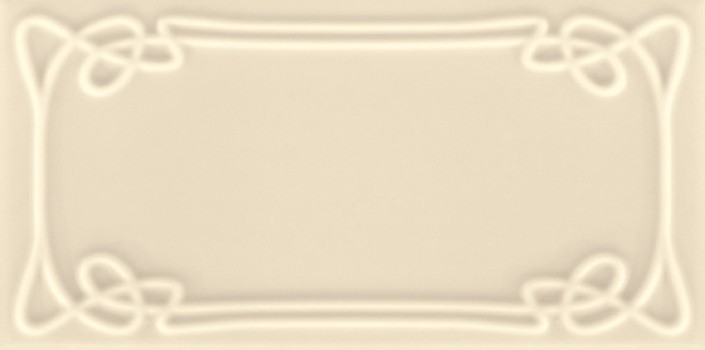 Плитка настенная 25x12.5 Art Deco Vector Frame E Beige ADVFE12.4X25-046-000 Etruria Design