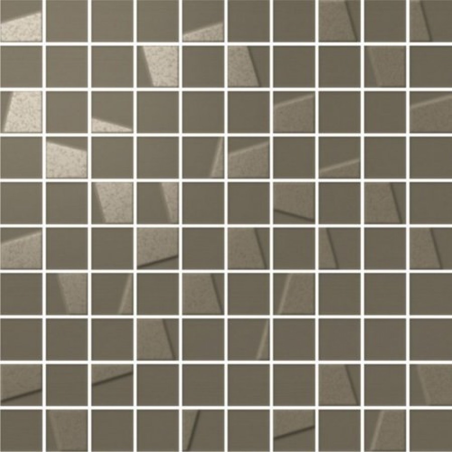 Плитка Element Terra Mosaico 600110000783 микс темно-серый однотонная 31x31 Италон