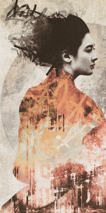 Керамогранит 120x60 декор Dec.cover Geisha матовая 7мм Abk