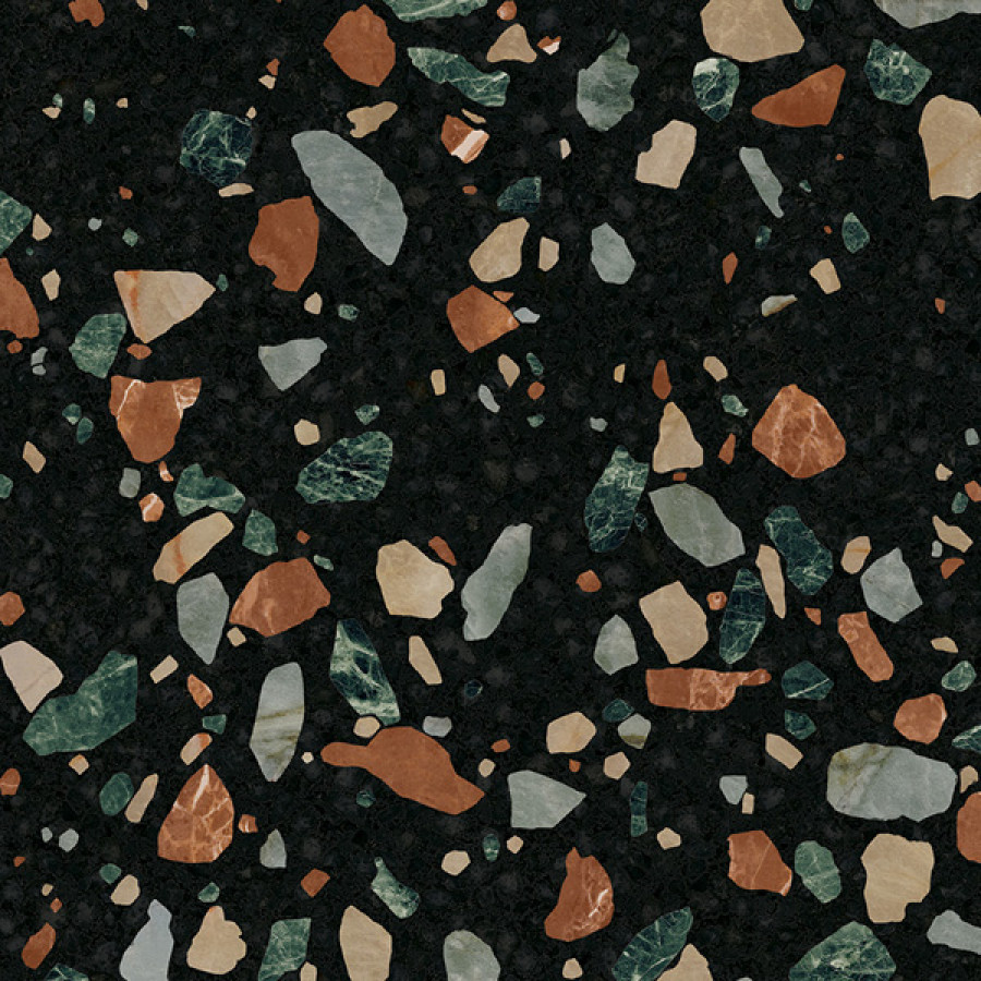 Керамогранит 20x20 Play Drops Multiblack матовая 8мм Abk