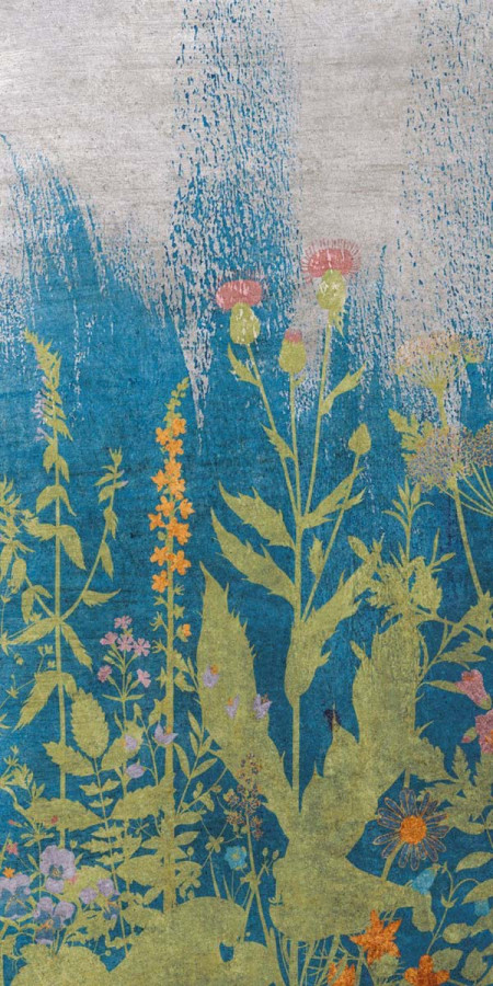 Керамогранит 320x160 W&s D+ Botanical Blue A матовая 6мм Abk