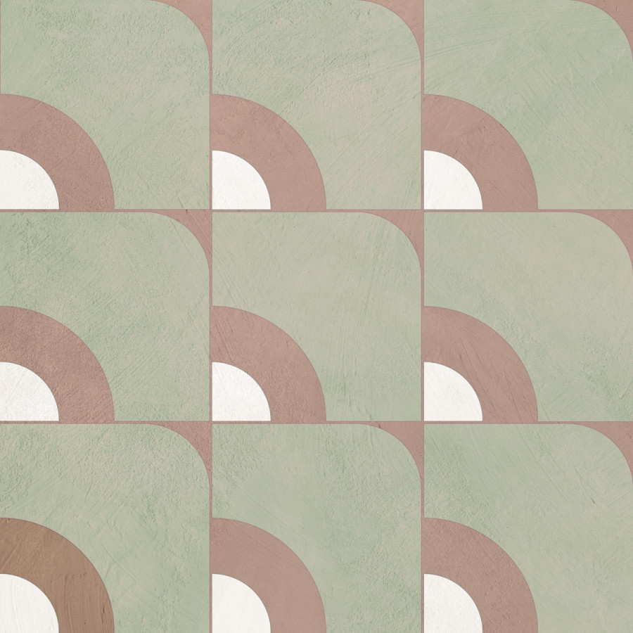 Керамогранит 60x60 Alterego 14Oi Fan Nat R матовая 8мм Abk