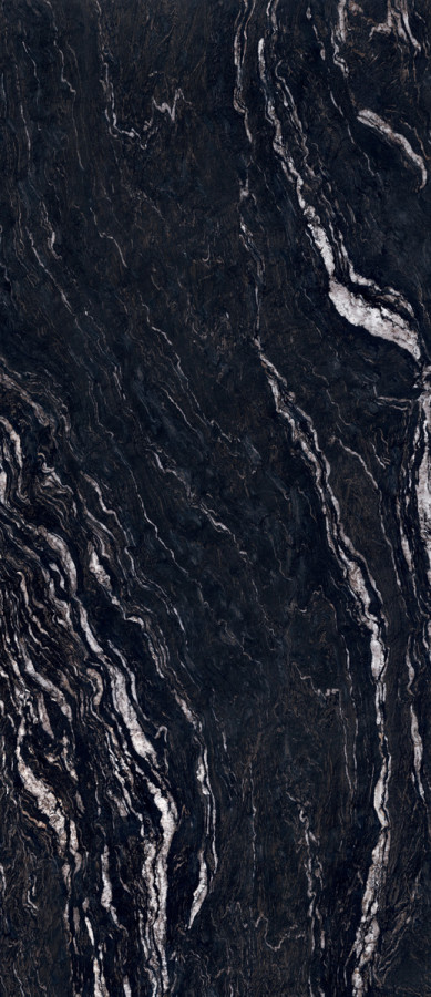 Керамогранит 280x120 Sensi Gems Titanium Black Lux R полированная 6мм Abk