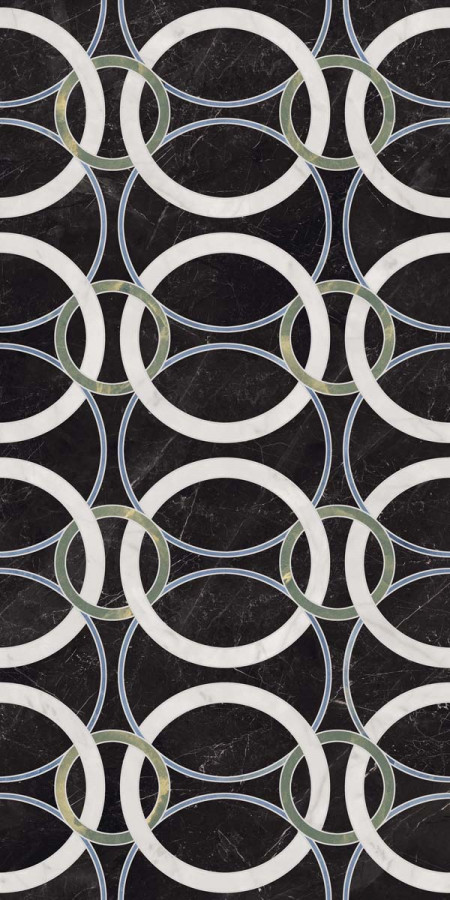 Керамогранит 120x60 Sns.fant. Circular Lu3 R60X120 полированная 8мм Abk