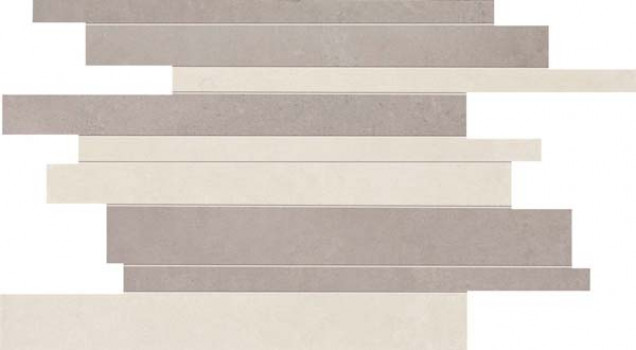 Керамогранит 40x30 мозаика Mos.brick White Silver матовая 9мм Abk