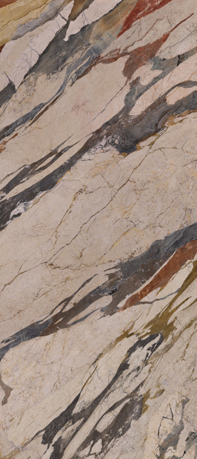 Керамогранит 280x120 Marmi Siciliani Breccia Sicilia Nat Ret матовая 6мм Ava