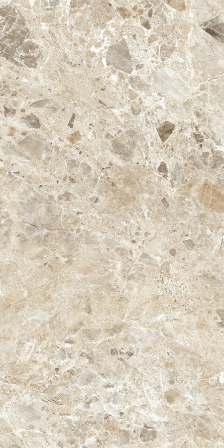 Керамогранит 120x60 Breccia Paradiso Beige Levigato полированная 8мм Due G