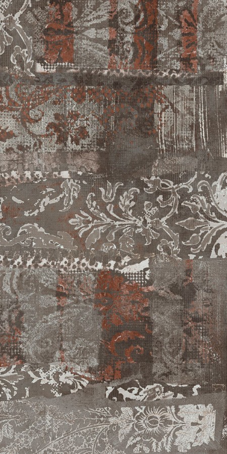 Керамогранит 120x60 Mind Decor Pacth Dark Mol.ret матовая 7мм Naxos