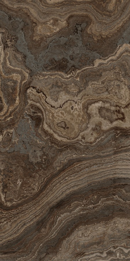 Керамогранит 120x60 Rhapsody Brown Wave Lev Ret полированная 7мм Naxos