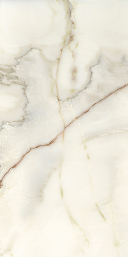 Керамогранит 240x120 Bijoux Onyx Blanche Mat R матовая 6мм Rex