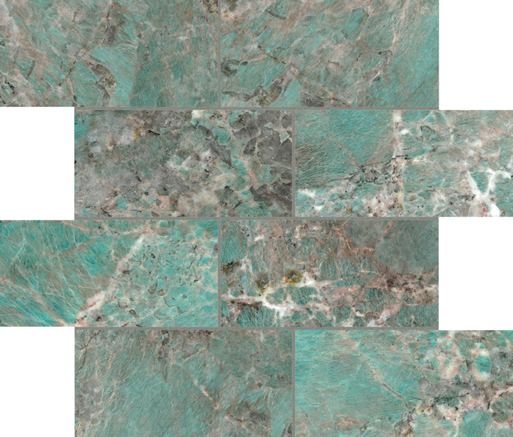 Керамогранит 15x8 мозаика Etoile Illusion Mat Mur матовая 6мм Rex