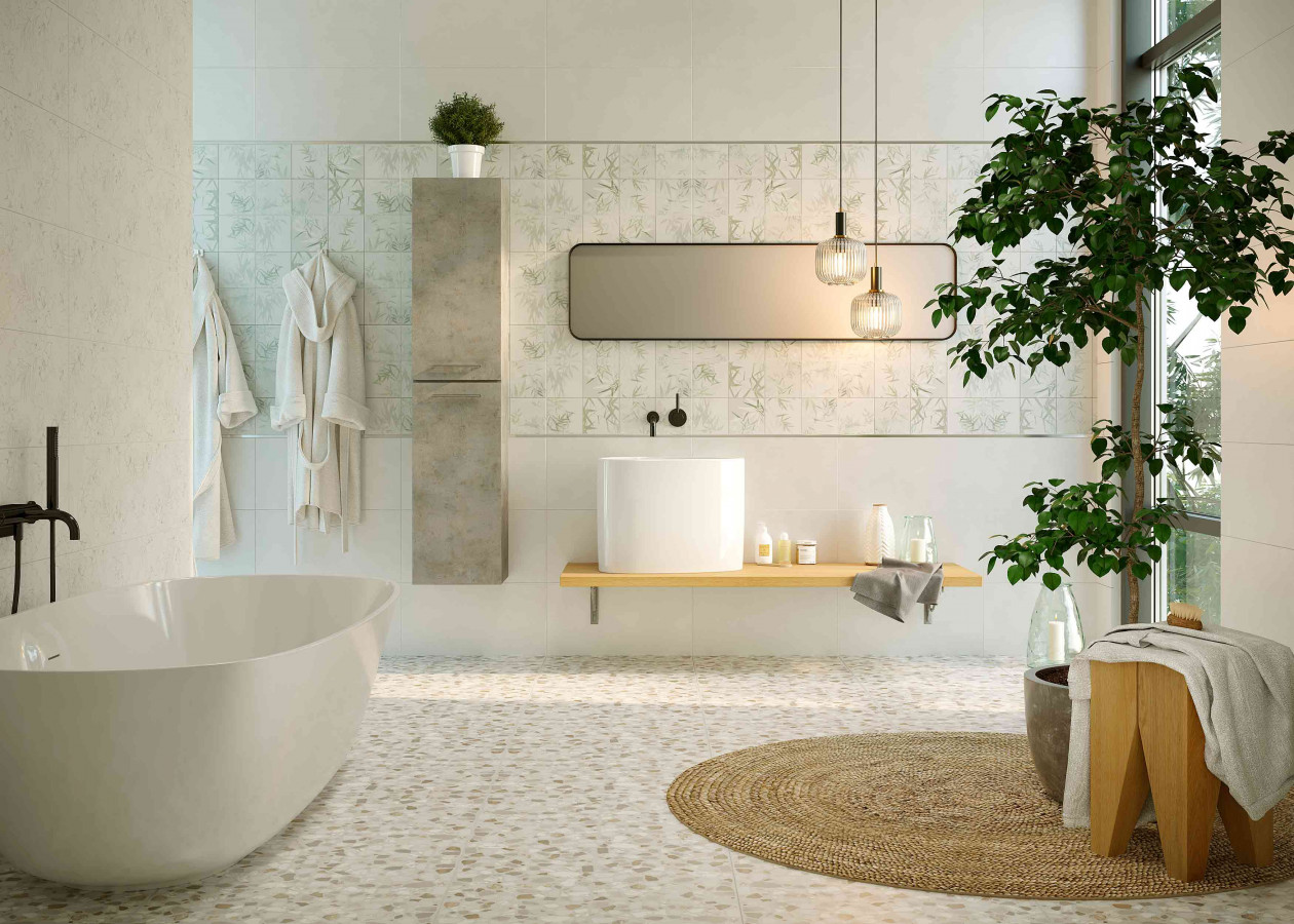 Керамогранит Tropicano white 30х60х0,9 NRL_P0045_3 60x30 9мм матовая Creto