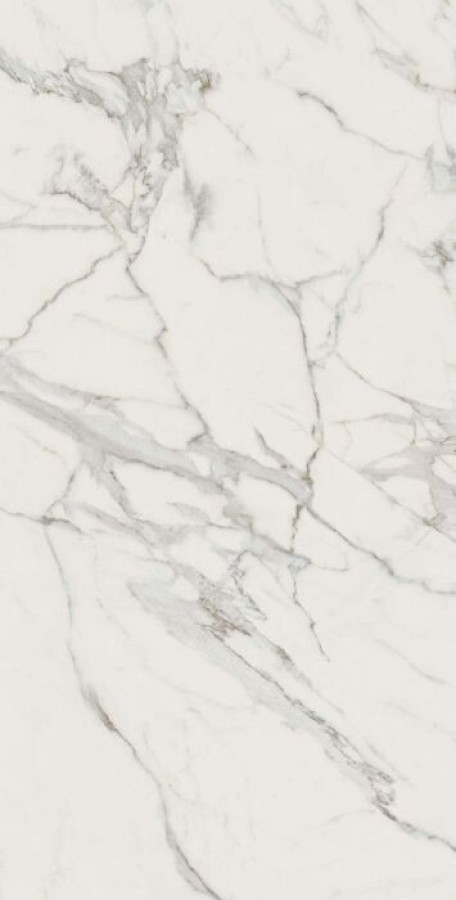 Плитка Marvel Calacatta Extra Lappato Amsf глянцевая белый мрамор 150x75 10мм Atlas Concorde