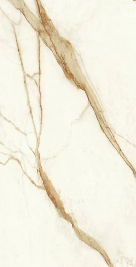 Плитка Marvel Calacatta Imperiale Lappato A7Gd глянцевая белый мрамор 150x75 9мм Atlas Concorde