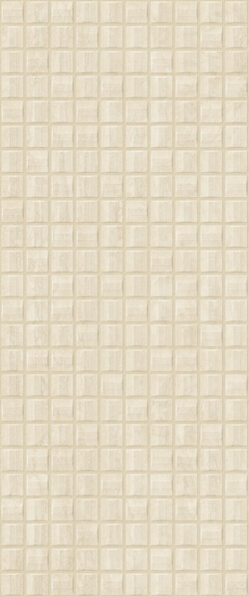 Плитка Marvel T 3D Qube Navona White Hcp5 3d серый, бежевый, белый травертин, камень 120x50 10мм Atlas Concorde