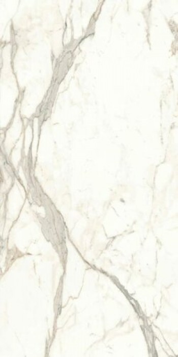 Плитка Marvel Calacatta Prestigio Lappato A4Q1 глянцевая белый мрамор 120x60 9мм Atlas Concorde