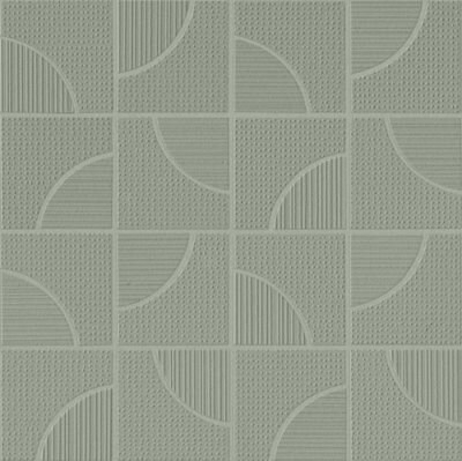 Плитка Aplomb Lichen Mosaico Arch A6Sn матовая зеленый под обои, краска, штукатурка, однотонная 32x32 Atlas Concorde