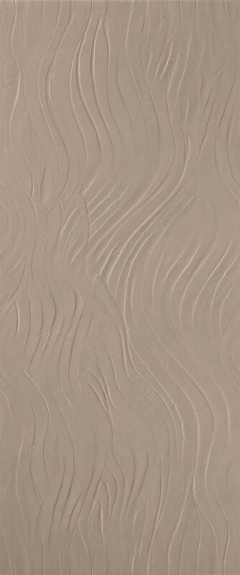 Плитка Boost Natural 3D Wave Ecru A640 3d, матовая коричневый бетон, цемент, краска, штукатурка 120x50 9мм Atlas Concorde