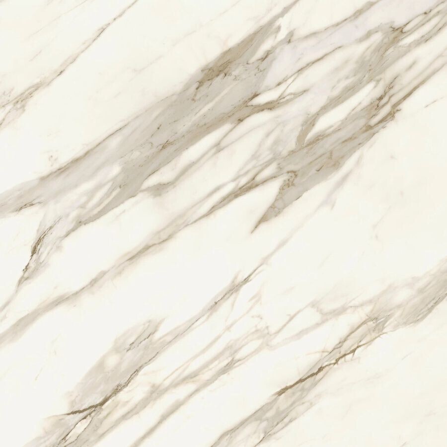 Плитка Marvel Meraviglia Calacatta Bernini Lapp Ajid глянцевая белый мрамор 120x120 9мм Atlas Concorde