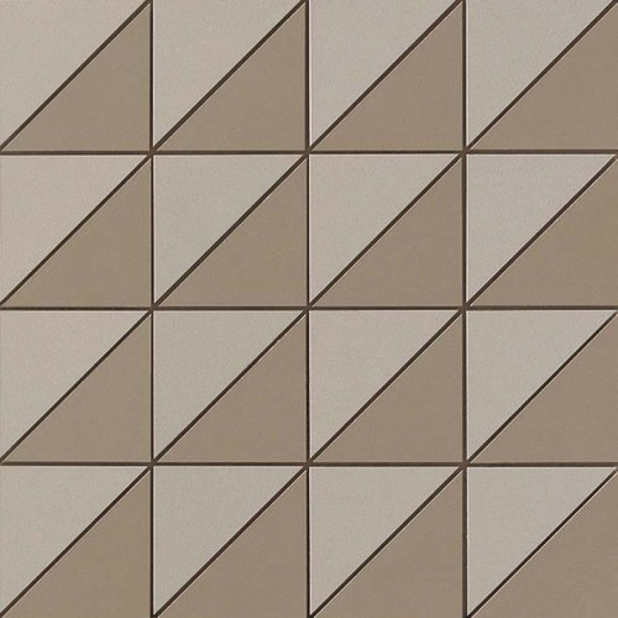 Плитка Arkshade Light Dove Mosaico Flag 9Afd серый бетон, цемент, с золотом 31x31 Atlas Concorde