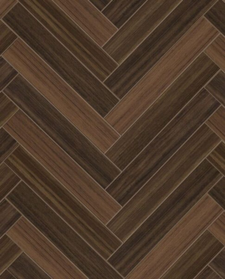 Плитка Etic Eucalipto Smoked Herringbone Awv6 матовая коричневый дерево 41x36 10мм Atlas Concorde
