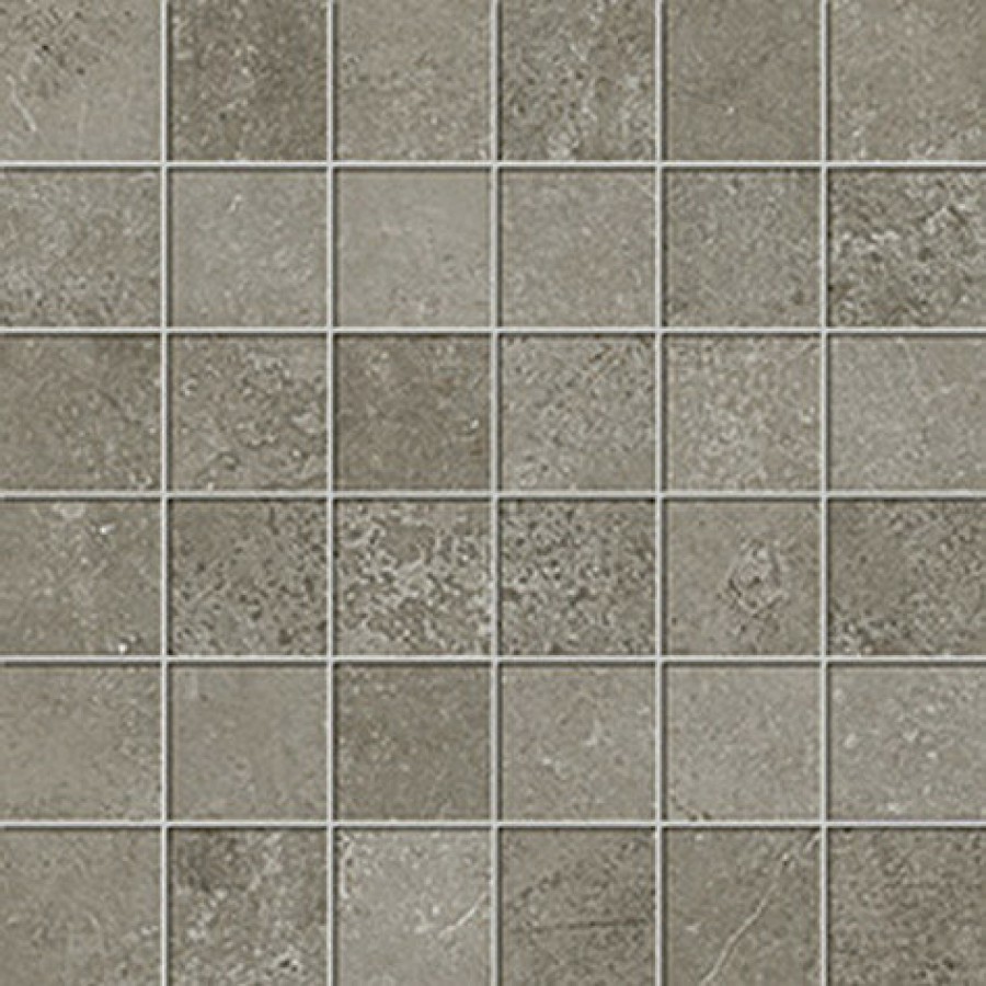 Мозаика Drift Light Grey Mosaico Дрифт Лайт Грей 610110000462 матовая серый бетон, цемент 30x30 9мм Атлас Конкорд