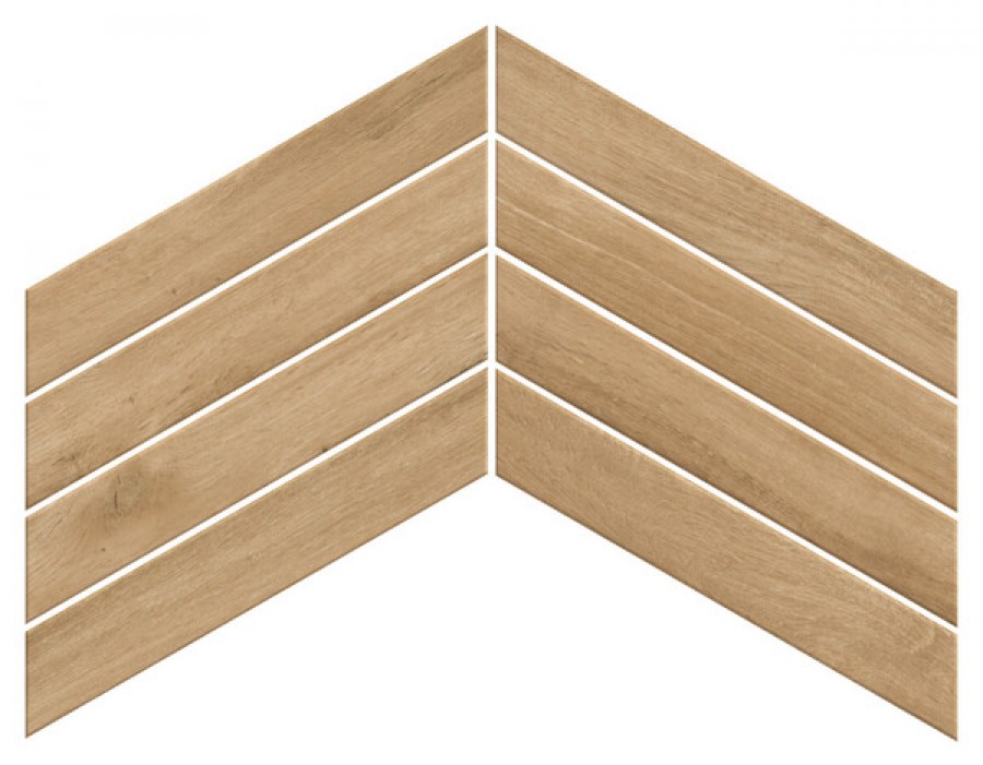 Плитка Fusion Oak Golden Chevron Фьюжн Оак Голден Шеврон 600010002449 бежевый дерево 45x8 9мм Атлас Конкорд