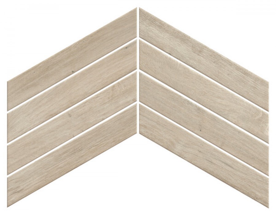 Плитка Fusion Oak Pure Chevron Фьюжн Оак Пьюр Шеврон 600010002447 белый дерево 45x8 9мм Атлас Конкорд