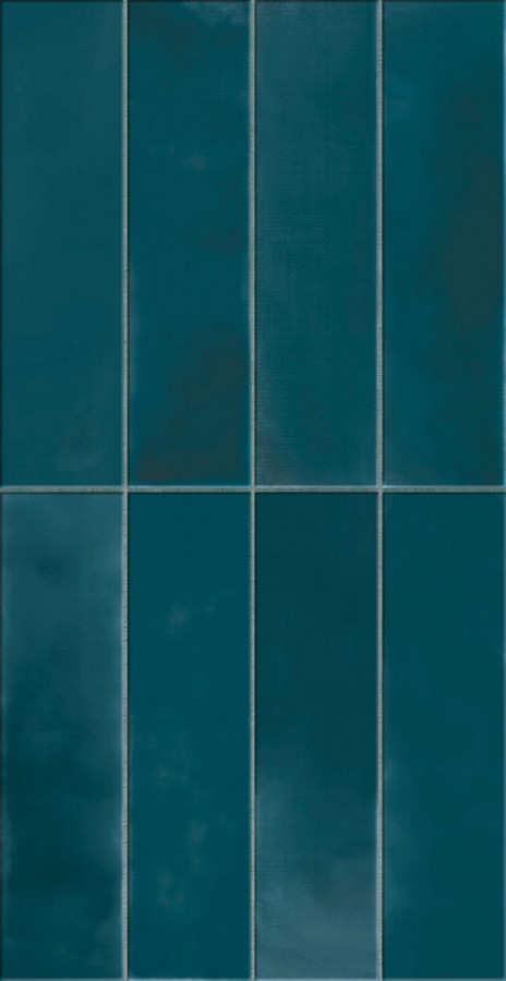 Плитка Rinascente Fusion Cobalto Brick Aurea Ринашенте Фьюжн Кобальто Брик Ауреа 600010002454 синий однотонная 30x8 9мм Атлас Конкорд