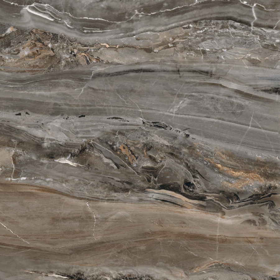 Керамогранит 60x60 Botein Dark Orobico NR110 мрамор коричневый матовая 8мм Primavera