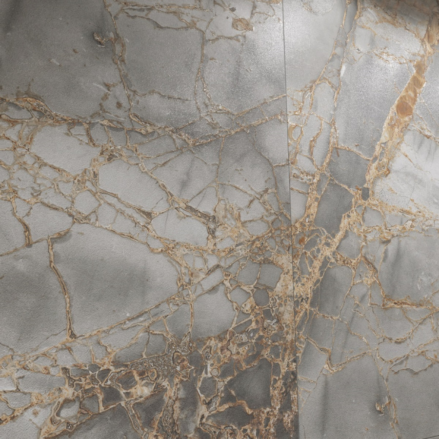 Керамогранит 120x60 Golden Stone GG205 мрамор серый grit granula 9мм Primavera