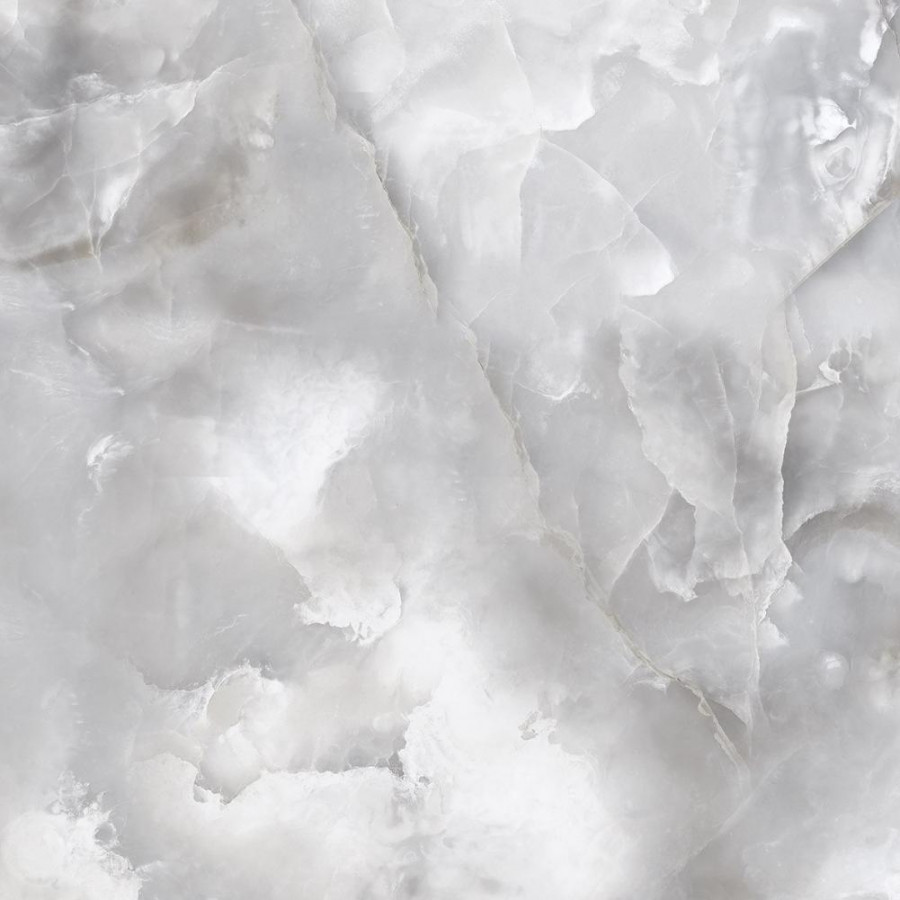 Керамогранит 60x60 Honey Onyx Bianco NR131 оникс светло-серый матовая 9мм Primavera