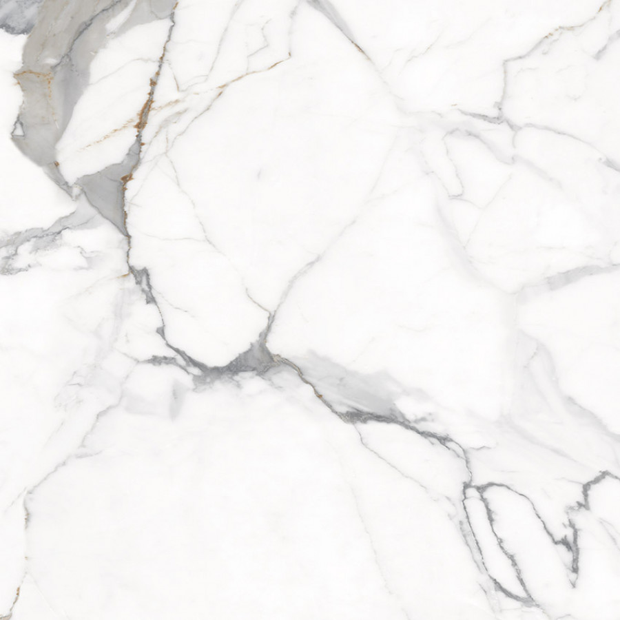 Керамогранит 60x60 Maverick White CR104 мрамор белый карвинг 9мм Primavera