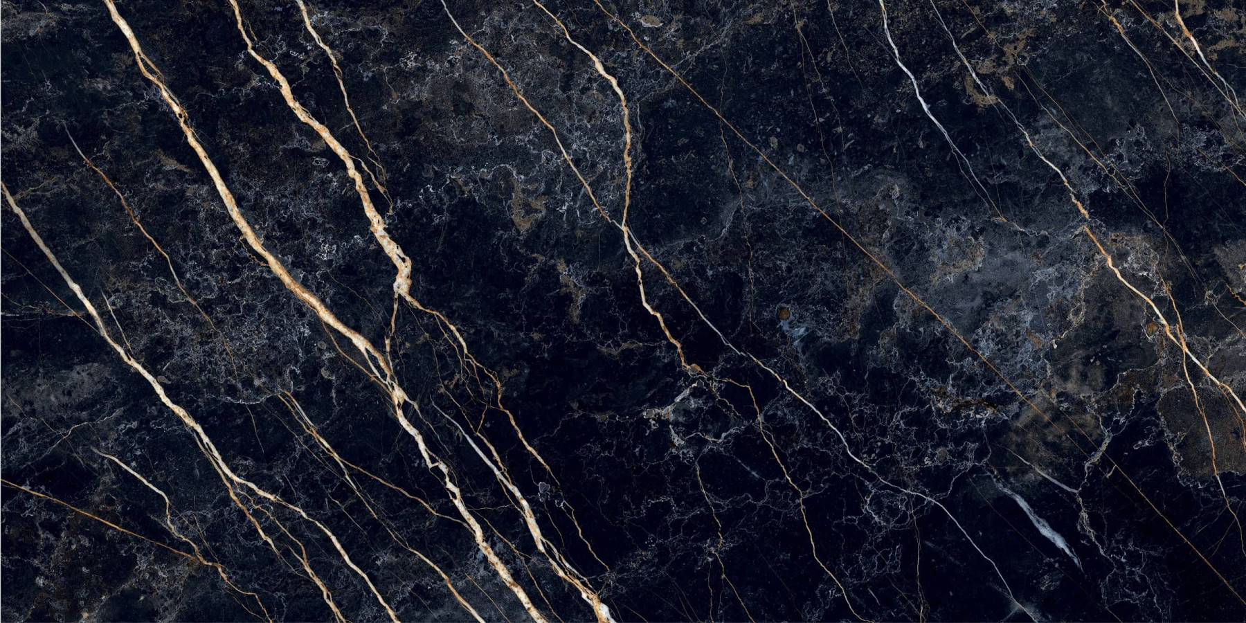 Керамогранит 120x60 Namibia Black PR211 мрамор черный полированная 9мм Primavera