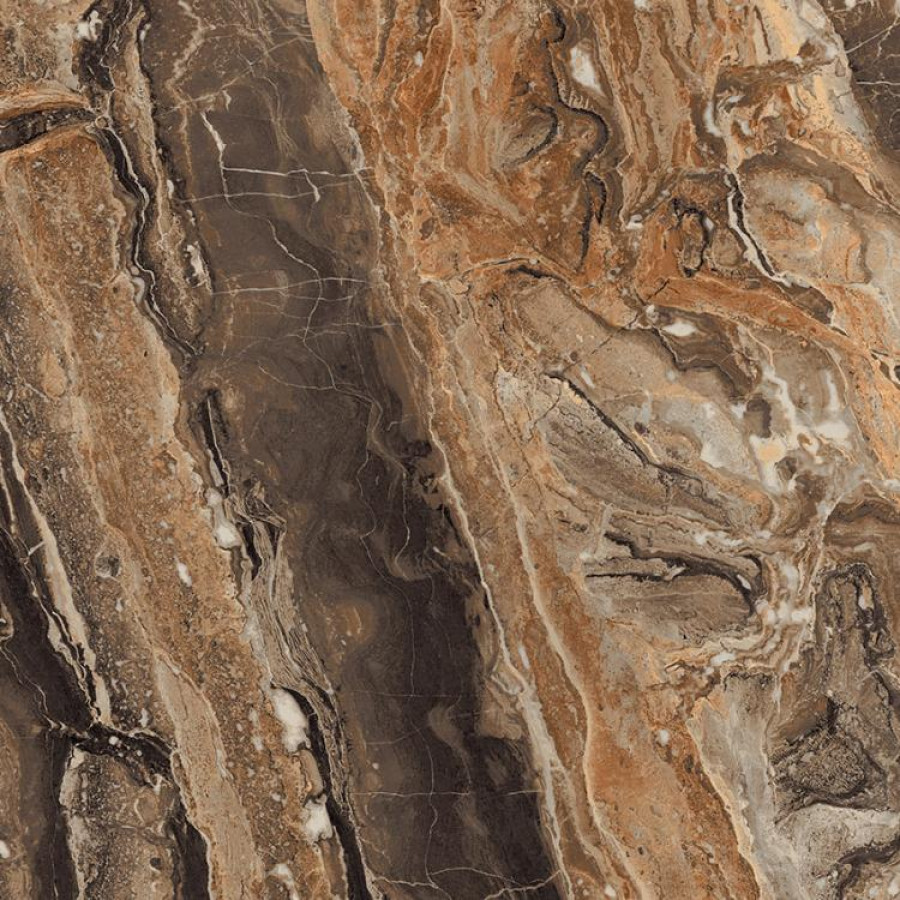 Керамогранит 120x60 Richter Brown GR204 мрамор коричневый полированная 9мм Primavera