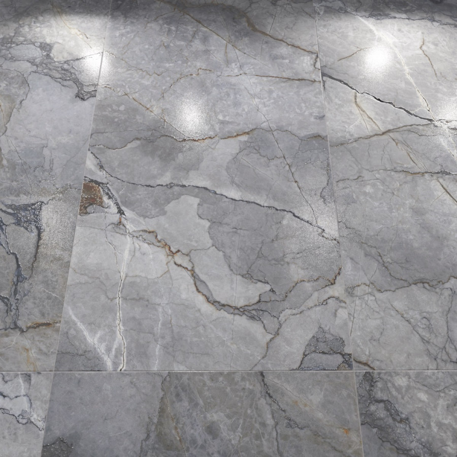 Керамогранит 120x60 Tanami Blue GG210 мрамор серый grit granula 9мм Primavera
