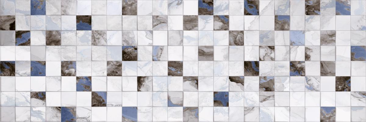 Керамогранит 90x30 Tiziana Aqua DG05-01 синий глянцевая 9мм Primavera
