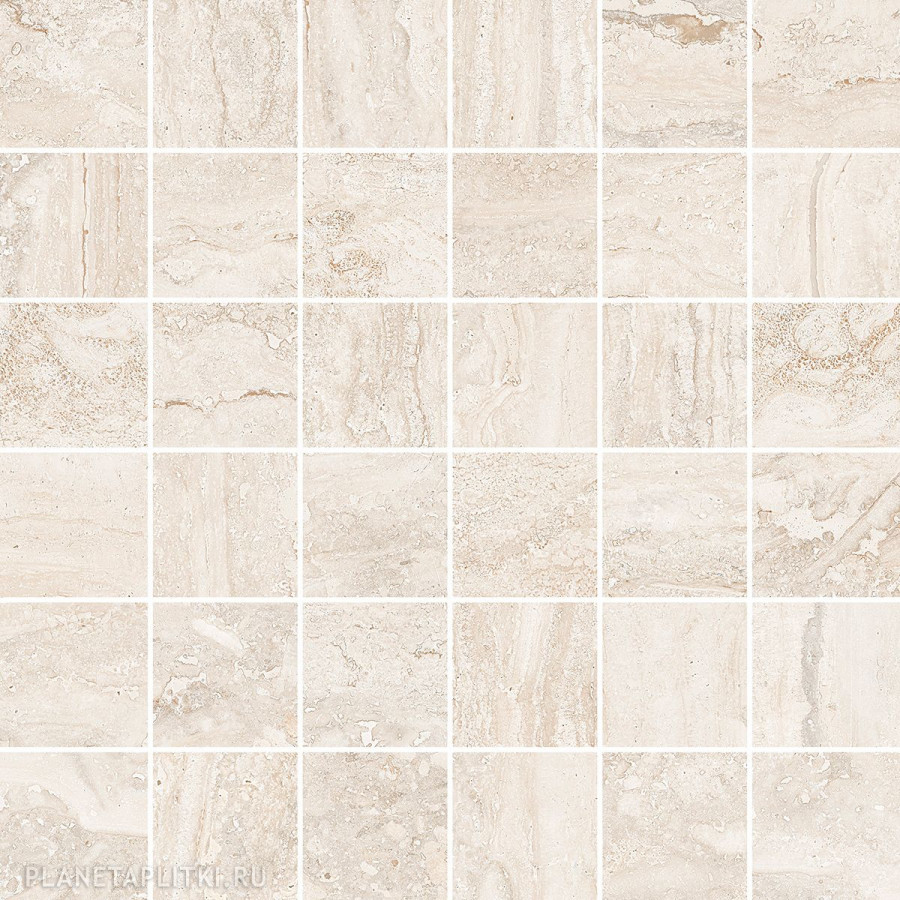 Мозаика 30x30 9мм Mos. Palatino Ivory матовая Gayafores