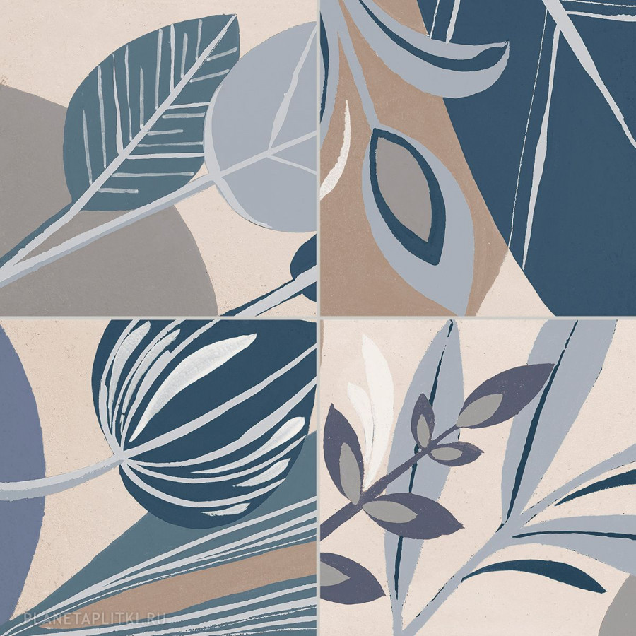 Керамогранит 33x33 7.5мм Habana Blue матовая Gayafores