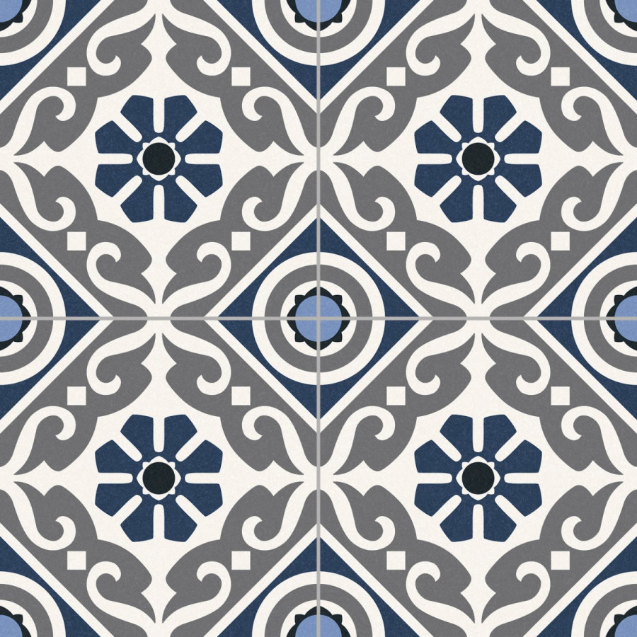 Керамогранит напольная 33x33 8мм Musa Blue матовая Gayafores